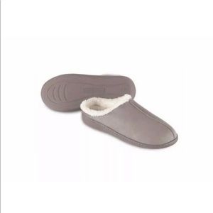 Brand New Memory Foam Slippers - Stone
